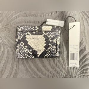 Marc Jacobs Snakeskin Leather Card Case